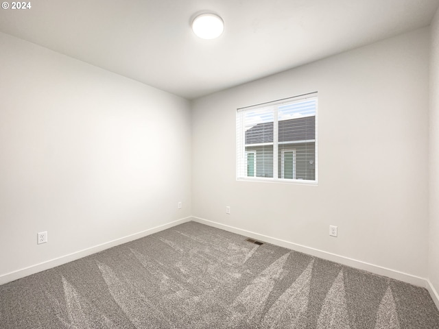 spare room featuring carpet floors