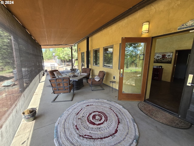 44 Justanother Rd, Goldendale, WA 98620 - view of patio with an outdoor living space with a fire pit