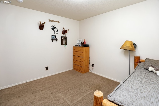 27309 8th St, Junction City, OR 97448 - bedroom featuring baseboards, carpet flooring, and a textured ceiling