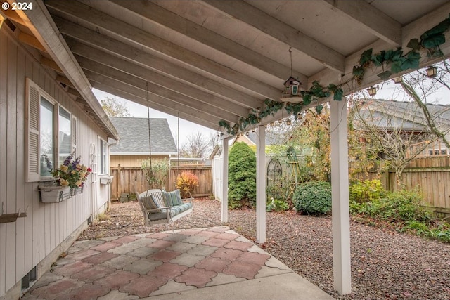 view of patio