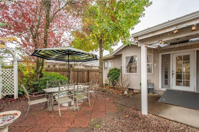 view of patio