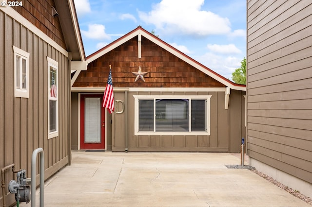 exterior space featuring a patio