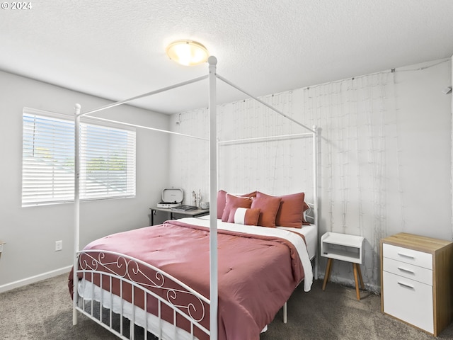 bedroom with carpet floors