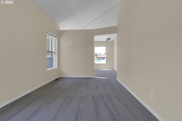 unfurnished room featuring carpet floors