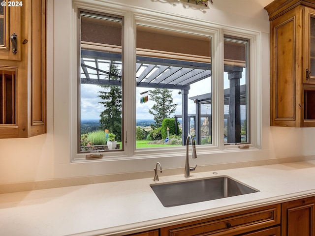 kitchen featuring sink