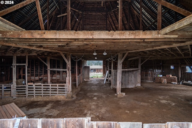 view of stable