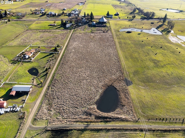 bird's eye view featuring a rural view