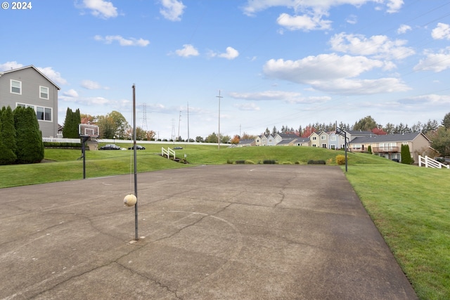 view of road featuring a residential view