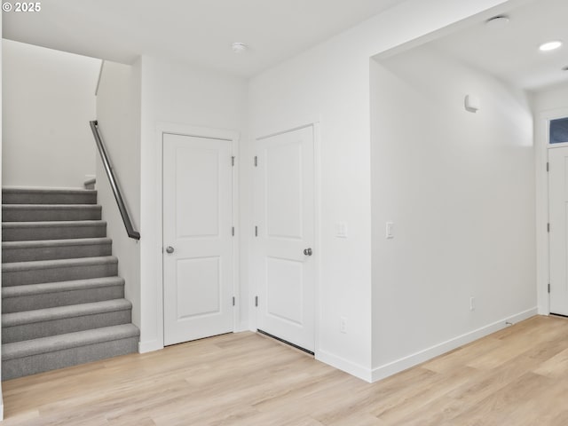 1923 NW 18th Ave, Battle Ground, WA 98604 - entryway featuring light hardwood / wood-style flooring