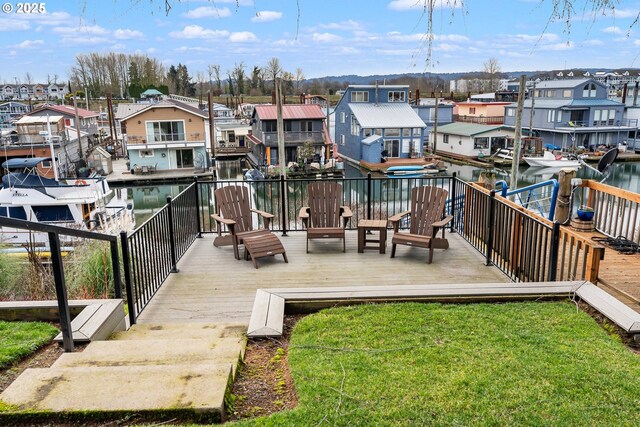 view of patio / terrace featuring a pergola