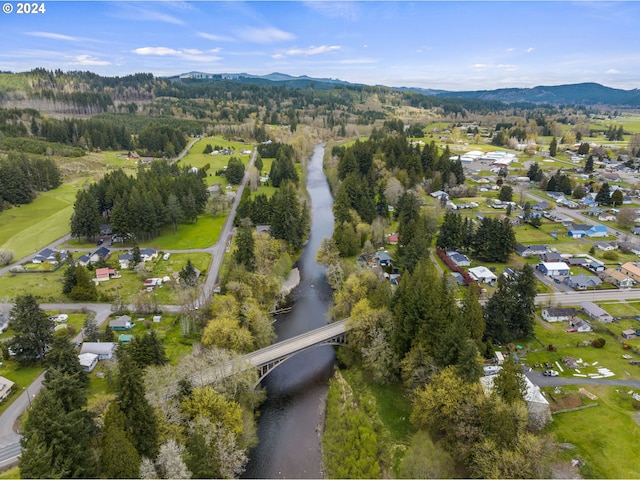 121 Jones Rd, Pe Ell, WA 98572 - aerial view with a water and mountain view