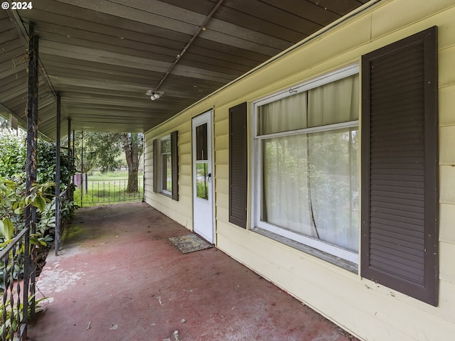 121 Jones Rd, Pe Ell, WA 98572 - view of patio featuring covered porch