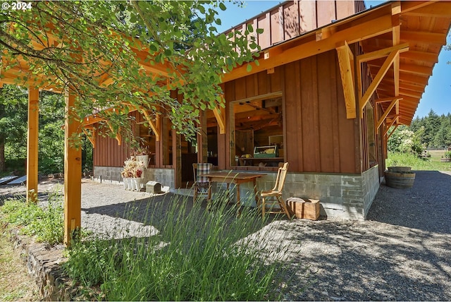 view of patio