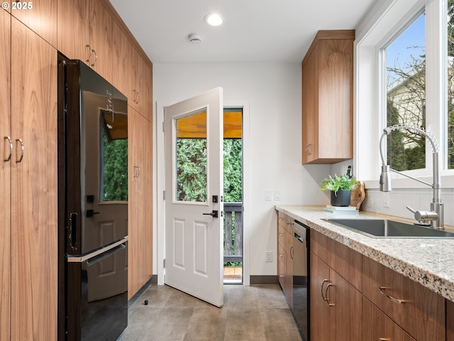 interior space with sink