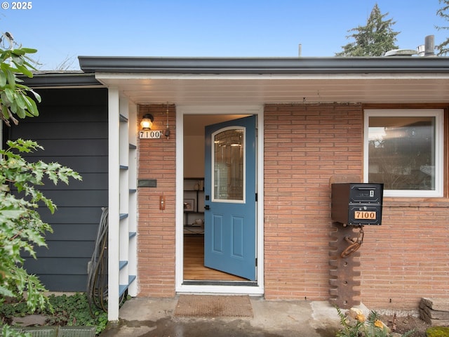 view of entrance to property