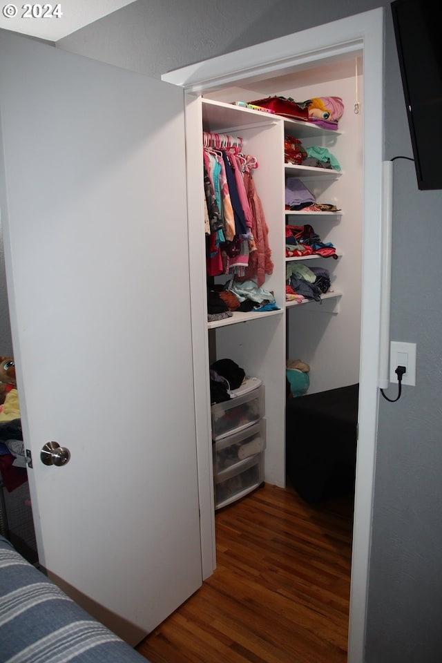 view of closet