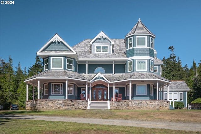 victorian home with a porch