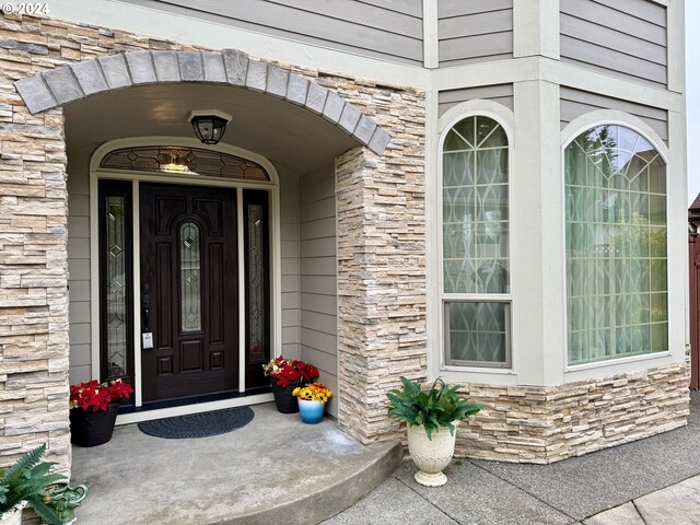 view of entrance to property