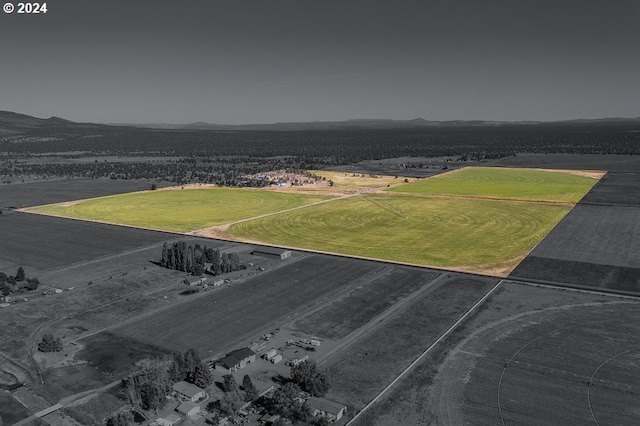 drone / aerial view with a mountain view