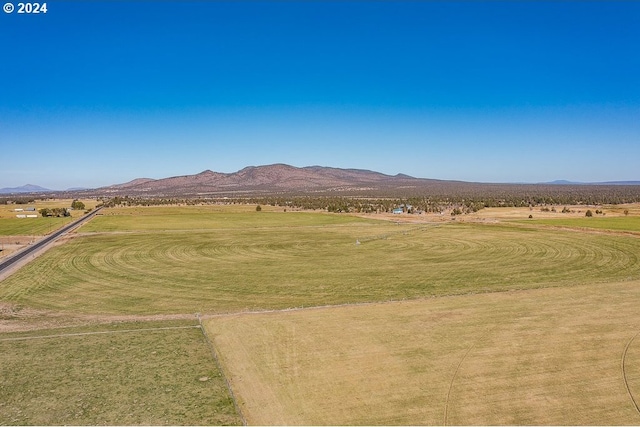 property view of mountains with a rural view