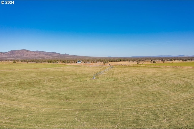 property view of mountains with a rural view