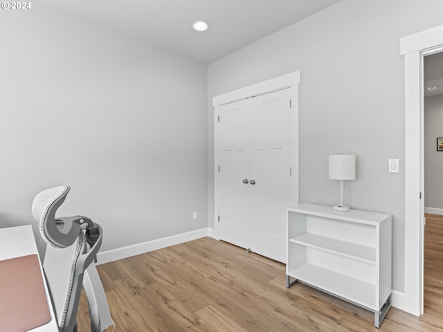 entrance foyer featuring light hardwood / wood-style floors