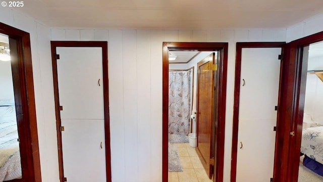 94142 4th St, Gold Beach, OR 97444 - corridor with light tile patterned flooring