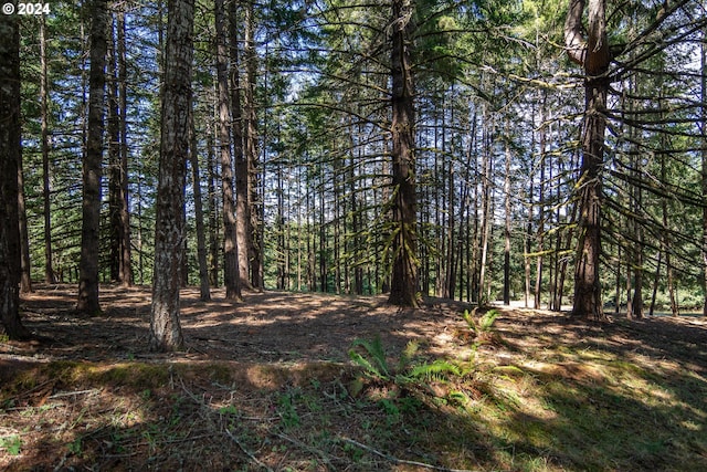 view of landscape with a view of trees