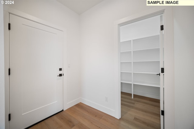 entryway featuring light hardwood / wood-style flooring