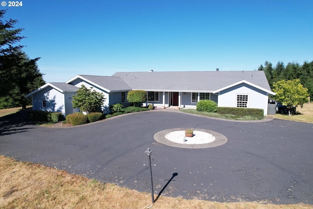 view of ranch-style home