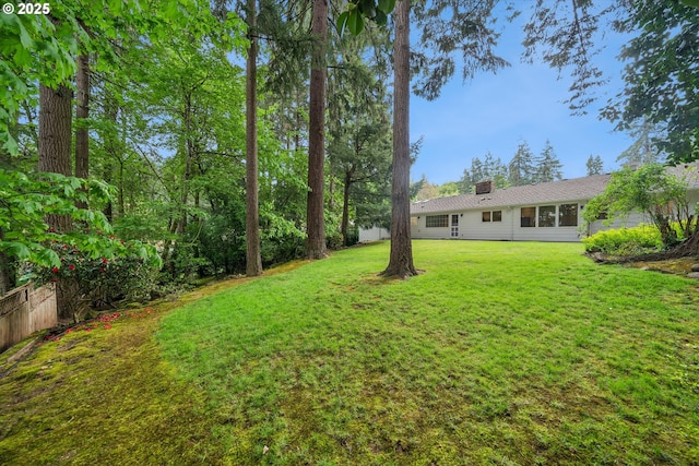 2585 Dellwood Dr, Lake Oswego, OR 97034 - view of yard featuring fence