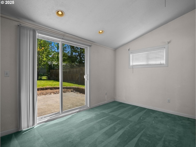430 SE Elliott Ave, Gresham, OR 97080 - carpeted spare room featuring baseboards and lofted ceiling