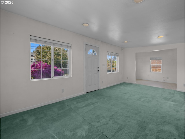 430 SE Elliott Ave, Gresham, OR 97080 - entryway featuring carpet flooring, recessed lighting, and baseboards