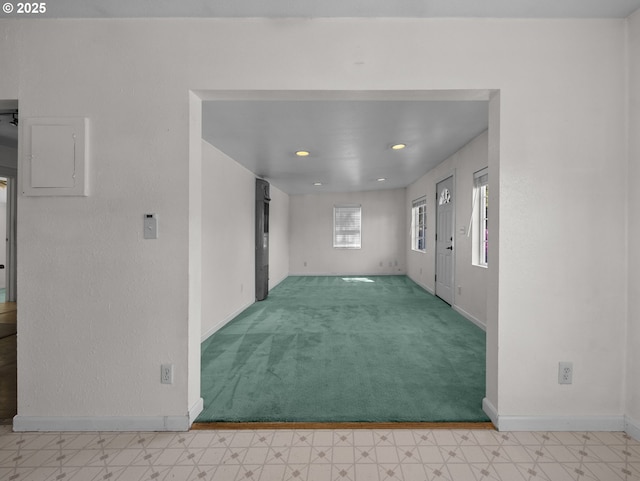430 SE Elliott Ave, Gresham, OR 97080 - spare room with baseboards, light carpet, and recessed lighting
