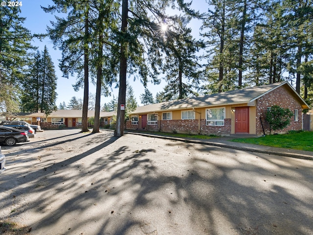 view of ranch-style house