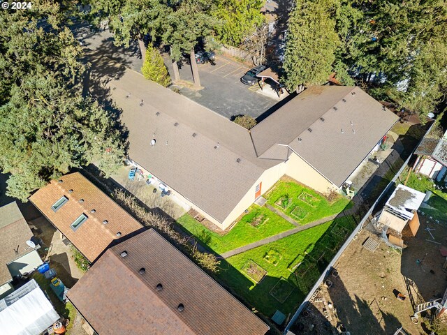 view of aerial view