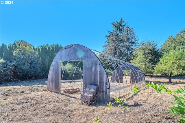 view of outdoor structure