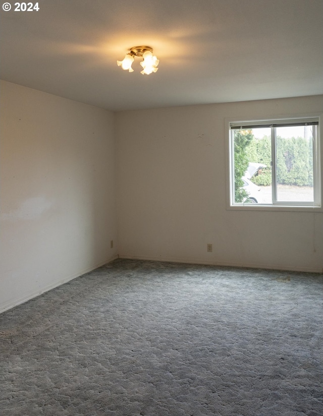 empty room featuring carpet floors