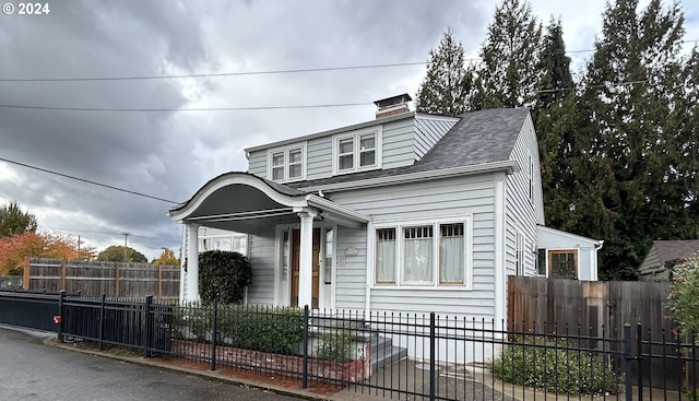 view of front of house