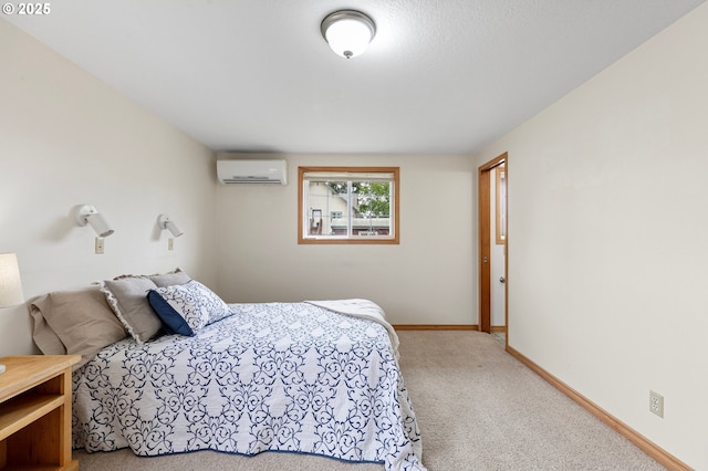 970 Kalmia St, Junction City, OR 97448 - bedroom featuring an AC wall unit and carpet