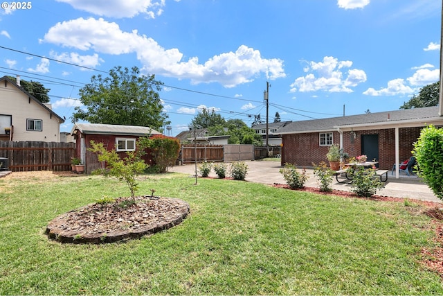 970 Kalmia St, Junction City, OR 97448 - view of yard with a patio area and an outbuilding