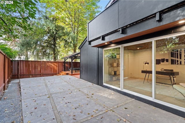 view of patio / terrace featuring a deck