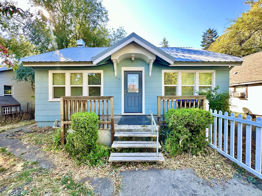 view of bungalow-style home