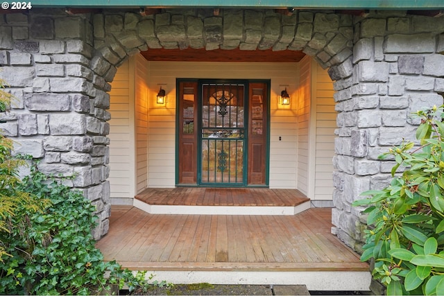 view of property entrance