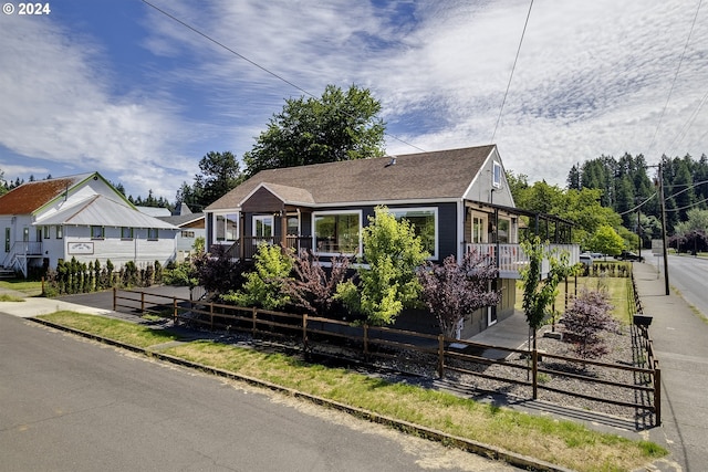 view of bungalow