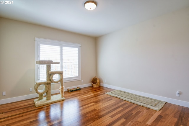 interior space featuring hardwood / wood-style floors