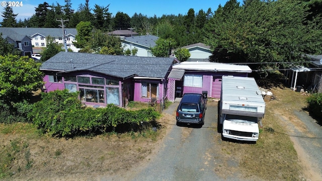 view of front of home