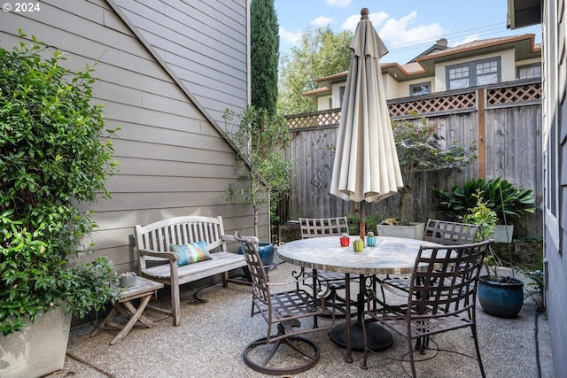 view of patio