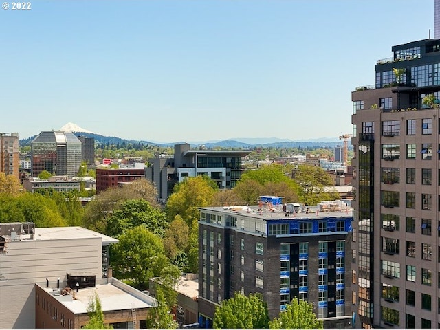 city view featuring a mountain view