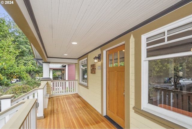 exterior space featuring a porch